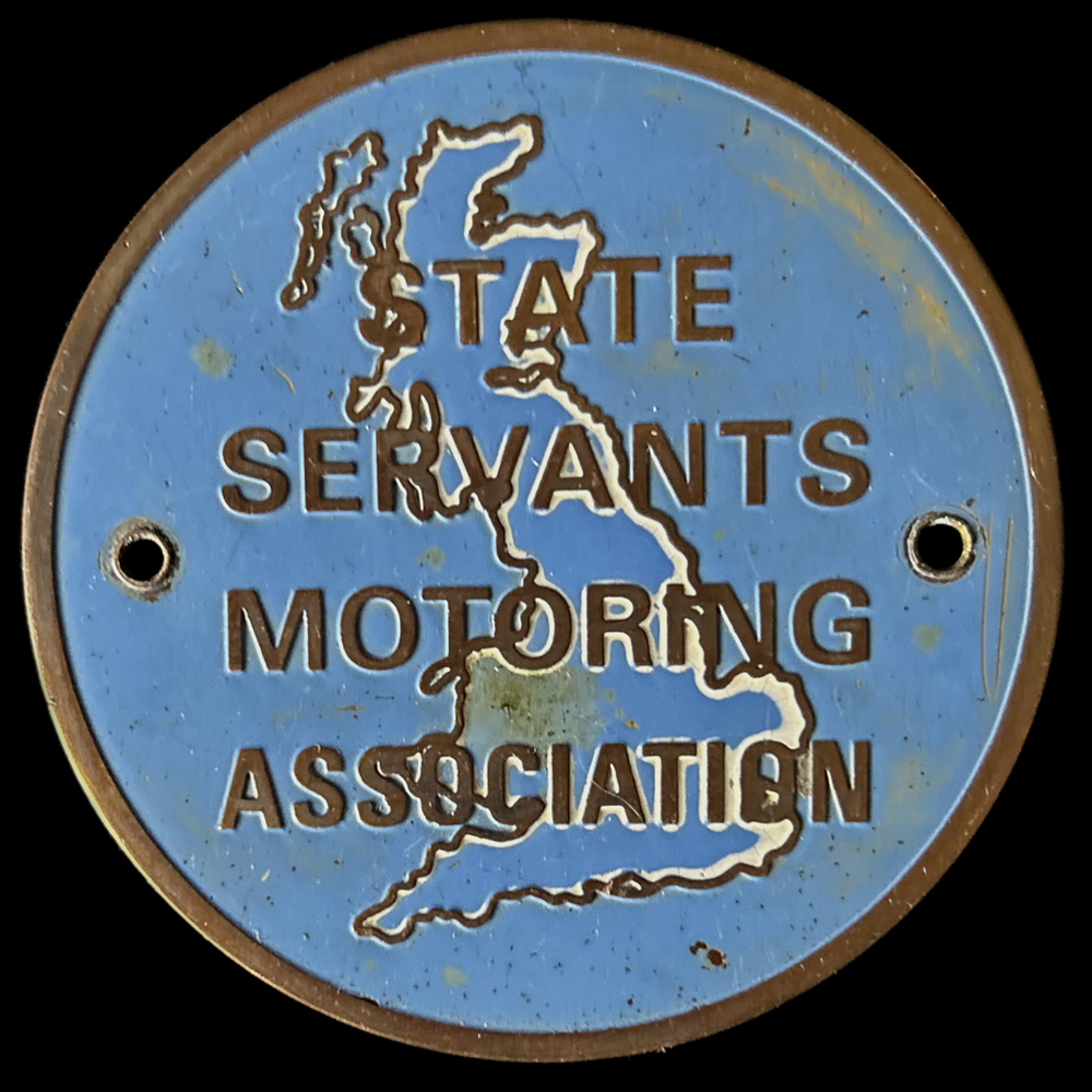 State Servants Motoring Association Car Badge